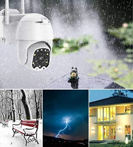 Outdoor PTZ WiFi IP Security Camera 1080P with Color Night Vision — Security Camera, Alptop