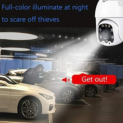 Outdoor PTZ WiFi IP Security Camera 1080P with Color Night Vision — Security Camera, Alptop