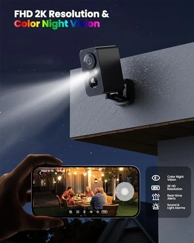 Security Camera Wireless Outdoor Battery — Security Camera, BECAMSO