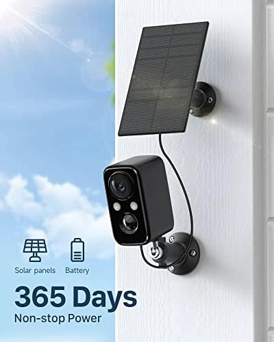Security Cameras Wireless Outdoor with Solar Panel — Security Camera, IHOXTX