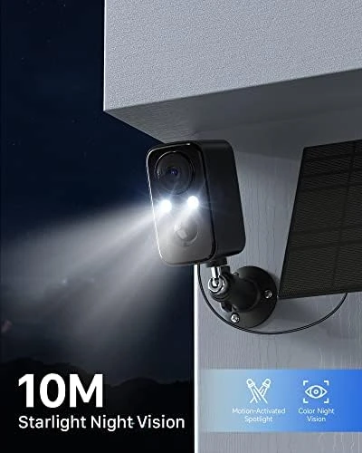 Security Cameras Wireless Outdoor with Solar Panel — Security Camera, IHOXTX