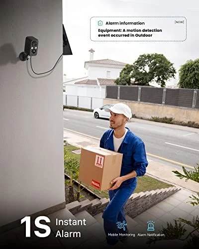 Security Cameras Wireless Outdoor with Solar Panel — Security Camera, IHOXTX