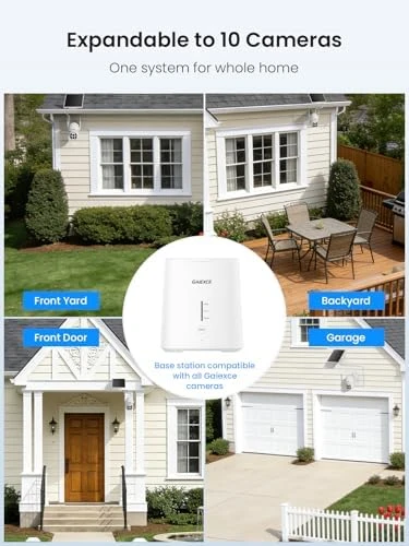 Solar Cameras 4-Pack Kit — Security Camera, GAIEXCE
