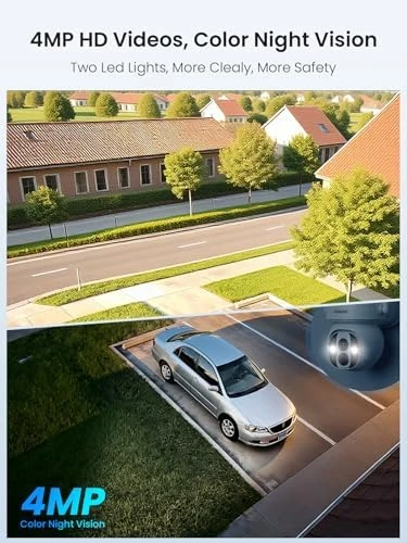 Solar Cameras 4-Pack Kit — Security Camera, GAIEXCE