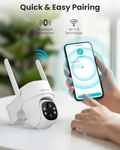 Solar Security Camera Wireless Outdoor — Security Camera, VIZIUUY