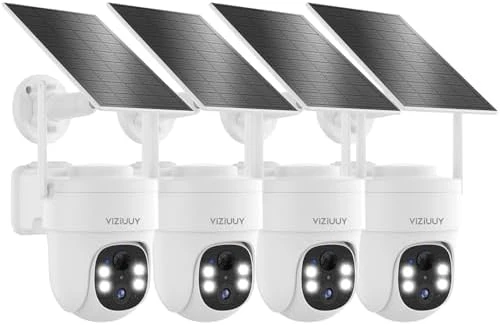 Solar Security Camera Wireless Outdoor — Security Camera, VIZIUUY