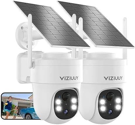 Solar Security Camera Wireless Outdoor — Security Camera, VIZIUUY