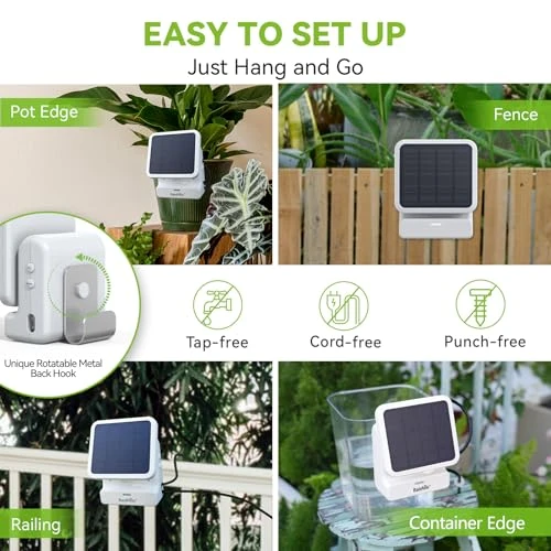WiFi Solar Drip Irrigation System — Indoor Garden, RainPoint