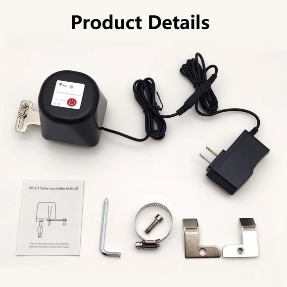 WiFi Universal Ball Valve Smart Water Shutoff Manipulator — Water Shut Off Valve, UJV