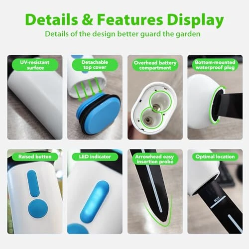Wireless Soil Sensor — Soil Moisture Sensor, Qinlorgo