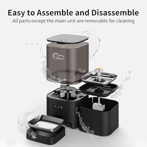 2.4GHz WiFi Automatic Cat Feeder and Water Fountain — Automatic Pet Feeder, DOEL