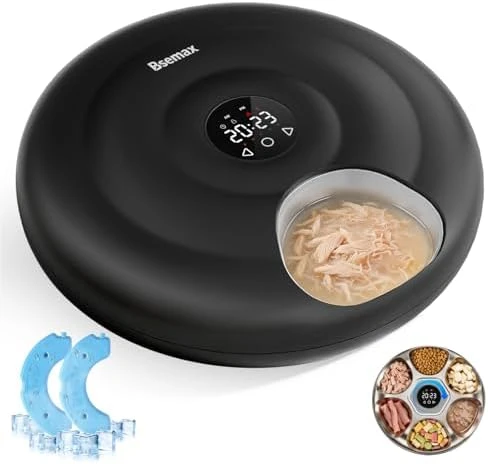 Auto Refrigerated Wet Food Feeder — Automatic Pet Feeder, Bsemax