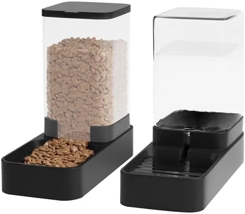 Automatic Cat Feeder and Water Dispenser Set with Pet Food Bowl — Automatic Pet Feeder, Wefeedy