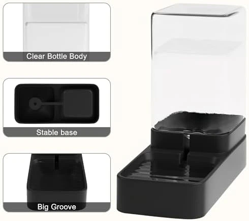 Automatic Cat Feeder and Water Dispenser Set with Pet Food Bowl — Automatic Pet Feeder, Wefeedy