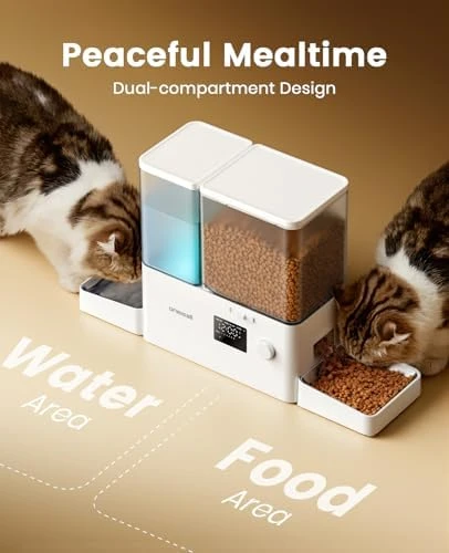 Automatic Cat Feeder and Water Dispenser — Automatic Pet Feeder, oneisall