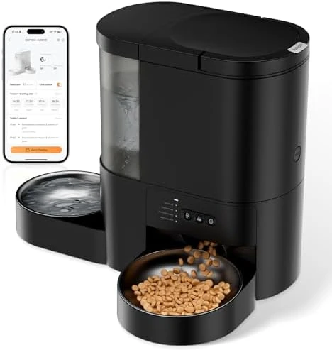 Automatic Cat Feeder and Water Fountain — Automatic Pet Feeder, DUDUPET
