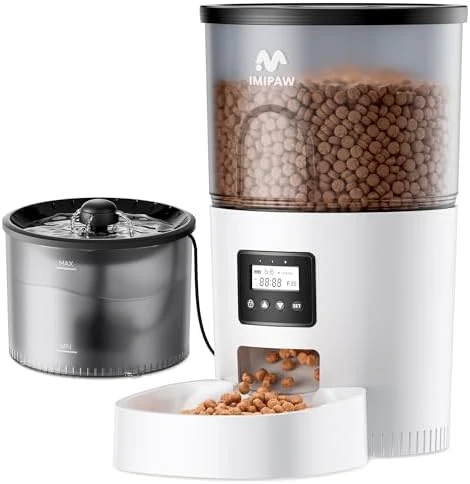 Automatic Cat Feeder and Water Fountain — Cat Water Fountain, IMIPAW