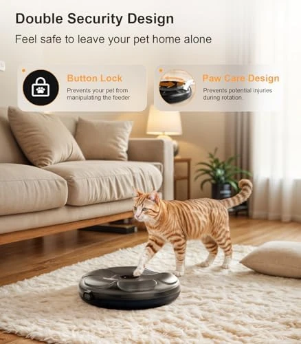 Automatic Cat Feeder Cordless — Automatic Pet Feeder, Casfuy