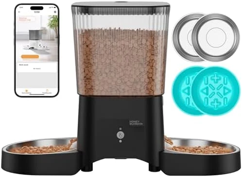 Automatic Cat Feeder for 2 Cats — Automatic Pet Feeder, HoneyGuaridan