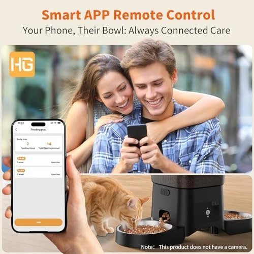 Automatic Cat Feeder for 2 Cats — Automatic Pet Feeder, HoneyGuaridan