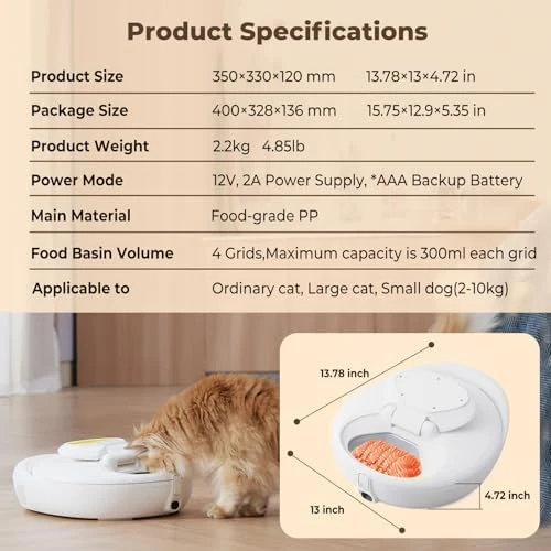 Automatic Cat Feeder for Wet Food — Automatic Pet Feeder, kubvici