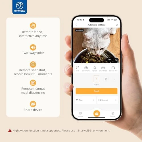 Automatic Cat Feeder with Camera — Automatic Pet Feeder, PAPIFEED