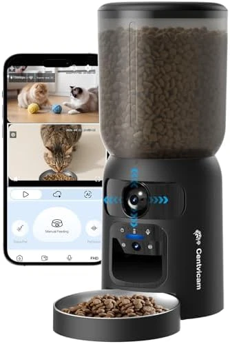 Automatic Cat Feeder with Movable Camera — Automatic Pet Feeder, Centvicam