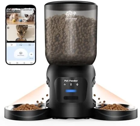 Automatic Cat Feeder with Movable Camera — Automatic Pet Feeder, Centvicam