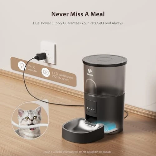 Automatic Cat Feeder — Automatic Pet Feeder, IMIPAW