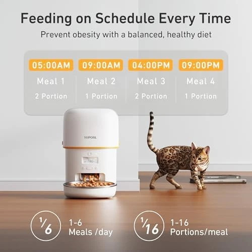Automatic Pet Feeder with Programmable Portion Control — Automatic Pet Feeder, Yuposl