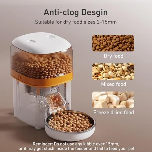 Automatic Pet Feeder with Programmable Portion Control — Automatic Pet Feeder, Yuposl