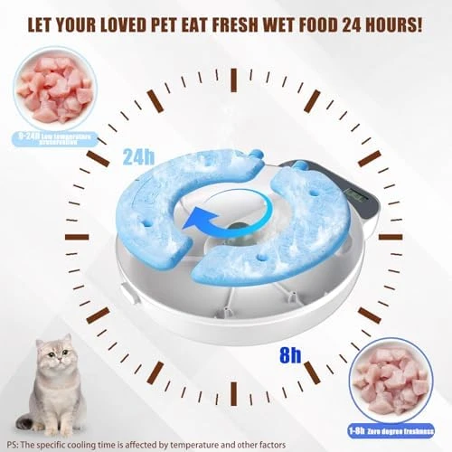 Automatic Wet Food Cat Feeder — Automatic Pet Feeder, Bsemax
