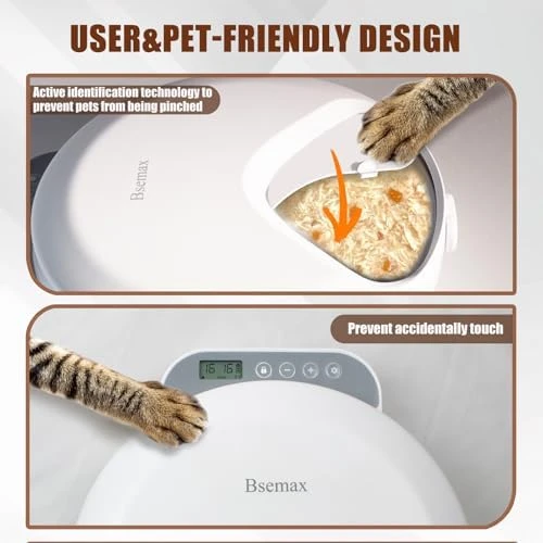 Automatic Wet Food Cat Feeder — Automatic Pet Feeder, Bsemax