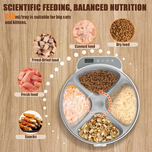 Automatic Wet Food Cat Feeder — Automatic Pet Feeder, Bsemax