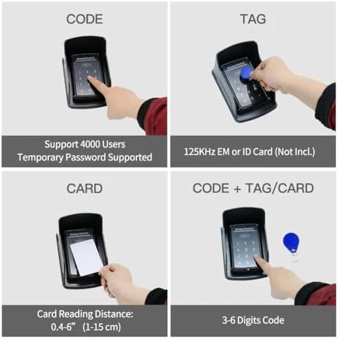 Touch Panel Wired Keypad — Smart Lock, TOPENS