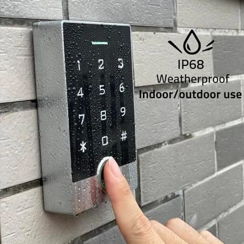 Wireless WiFi Access Control System, Fingerprint Password Stand-Alone Door Access Control Keypad with ID Keyfob — Smart Lock, AMOCAM