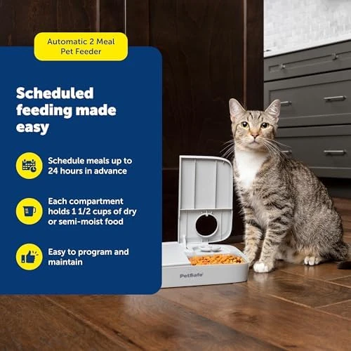 Analog 2 Meal Programmable Pet Feeder — Automatic Pet Feeder, PetSafe