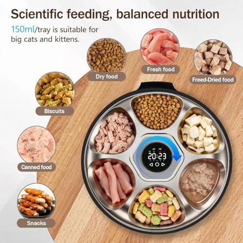 Auto Refrigerated Wet Food Feeder — Automatic Pet Feeder, Bsemax