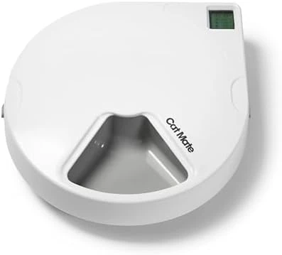 Automatic 5 Bowl Digital Timer-Controlled Pet Feeder — Automatic Pet Feeder, Cat Mate
