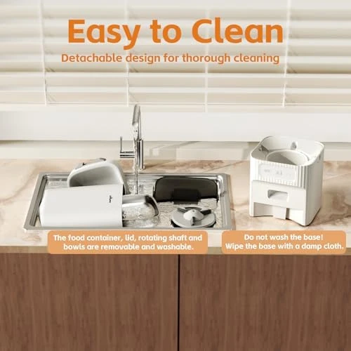 Automatic Cat and Dog Feeder with WiFi and App Control — Automatic Pet Feeder, UPAWPIA