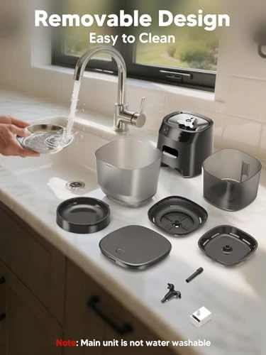 Automatic Cat Feeder and Water Fountain Set — Automatic Pet Feeder, CORGOTE