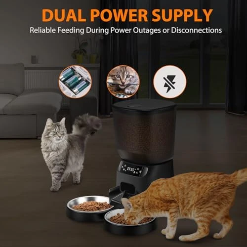 Automatic Cat Feeder for Two Cats — Automatic Pet Feeder, KATALICLAB