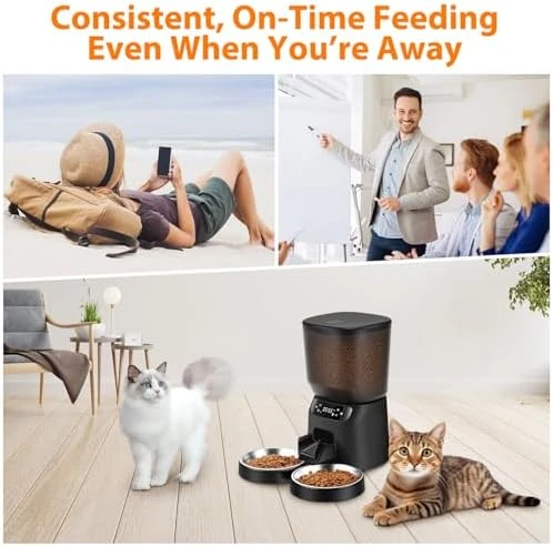 Automatic Cat Feeder for Two Cats — Automatic Pet Feeder, KATALICLAB