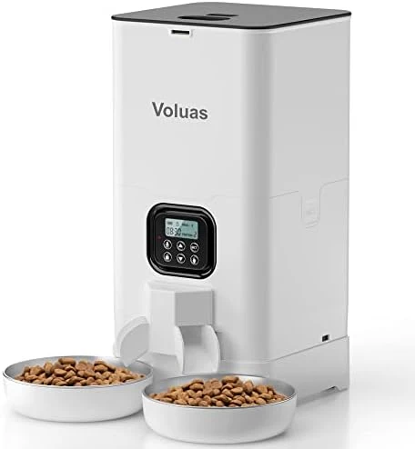 Automatic Cat Feeder for Two Cats — Automatic Pet Feeder, Voluas