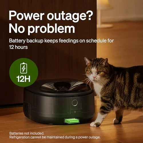 Automatic Cat Feeder for Wet Food, Refrigerated Cat Feeder with Stainless Steel Bowl and Semiconductor Cooling — Automatic Pet Feeder, PETLIBRO