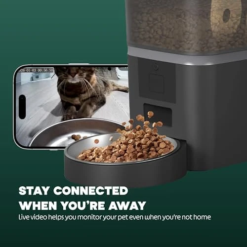 Automatic Cat Feeder with 1080P HD Camera — Automatic Pet Feeder, PetsGoodHome