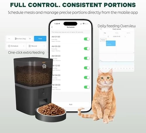 Automatic Cat Feeder with 1080P HD Camera — Automatic Pet Feeder, PetsGoodHome