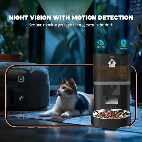 Automatic Cat Feeder with 1080P HD Camera — Automatic Pet Feeder, PetsGoodHome