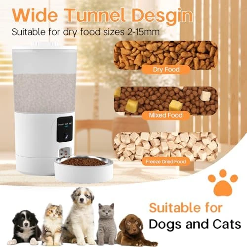Automatic Cat Feeder with 2K Camera and Smart App — Automatic Pet Feeder, SonoxJunan