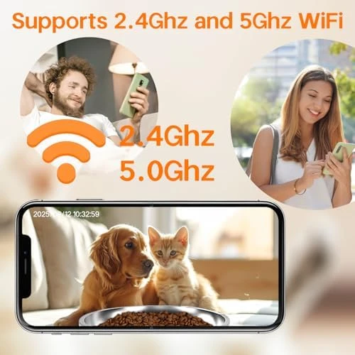 Automatic Cat Feeder with 2K Camera and Smart App — Automatic Pet Feeder, SonoxJunan